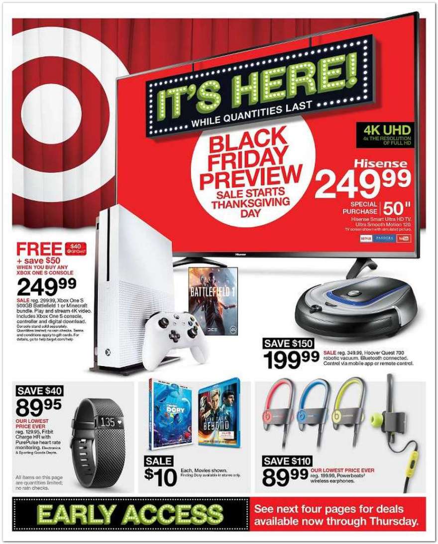 Target Black Friday page 1